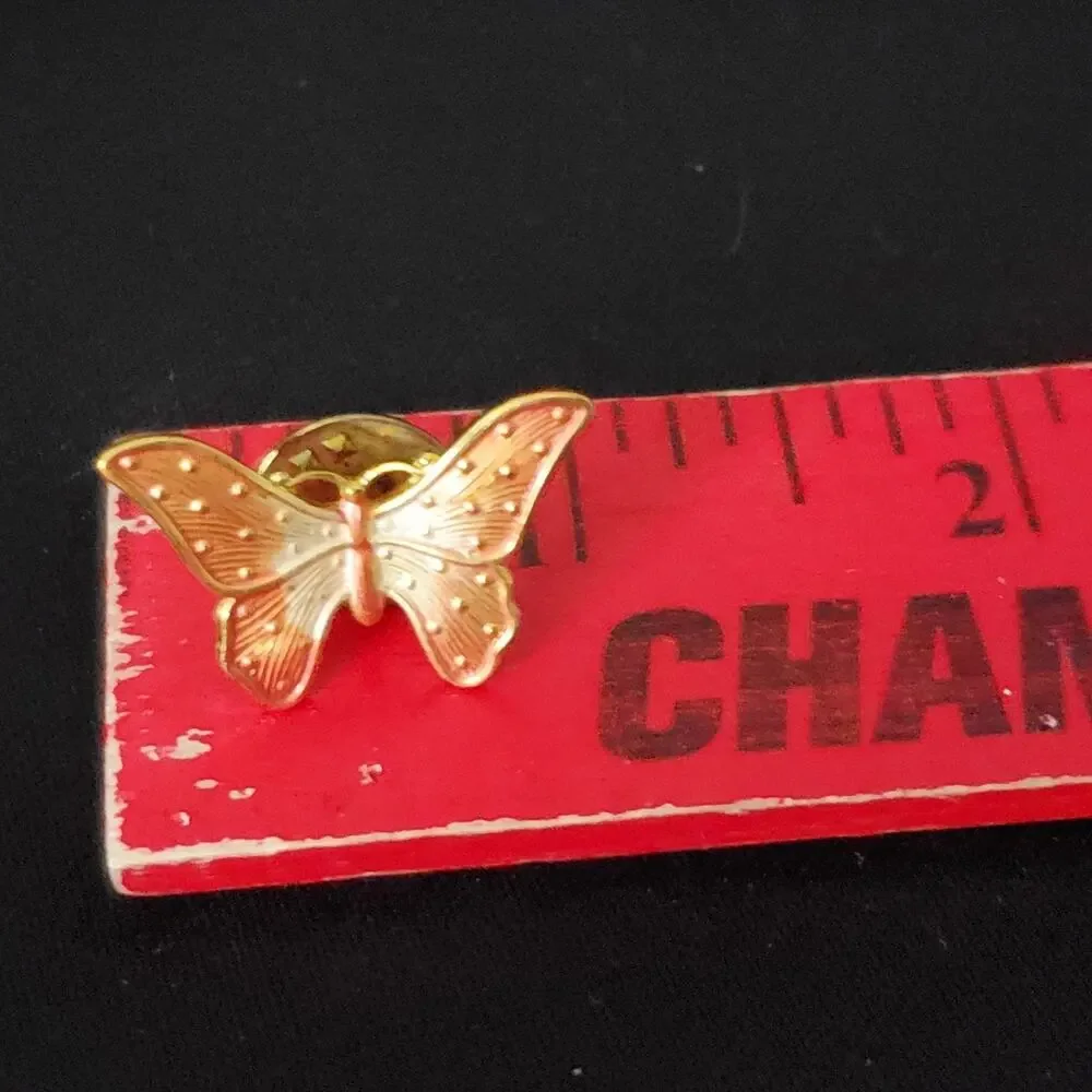 Vintage Lot of 5 Butterfly Pin Brooch Women's Colorful Collectible Insect Love